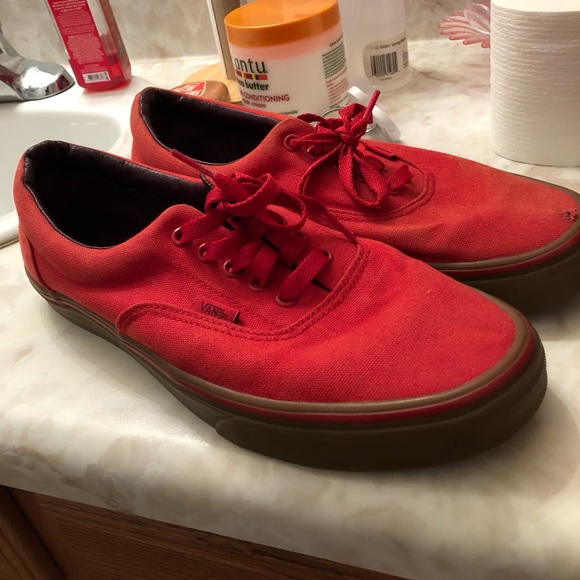 Vans Other - Red low top vans Vans Other - Red low top vans